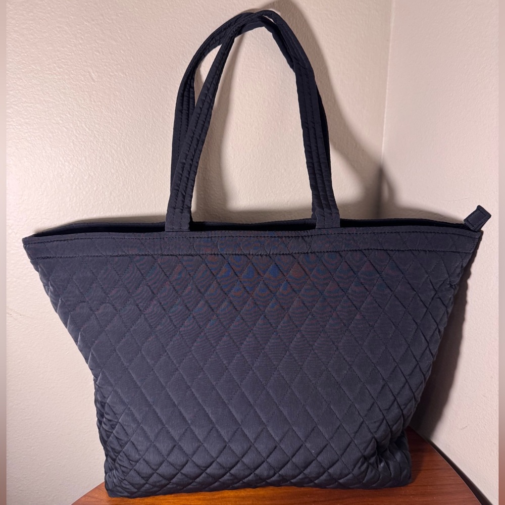 Vera Bradley Quilted Black Tote Bag